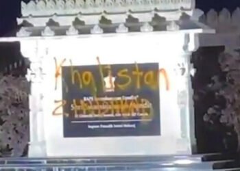 क्यानडाको स्वामिनारायण हिन्दू मन्दिरमा तोडफोड भएपछि चौतर्फी निन्दा