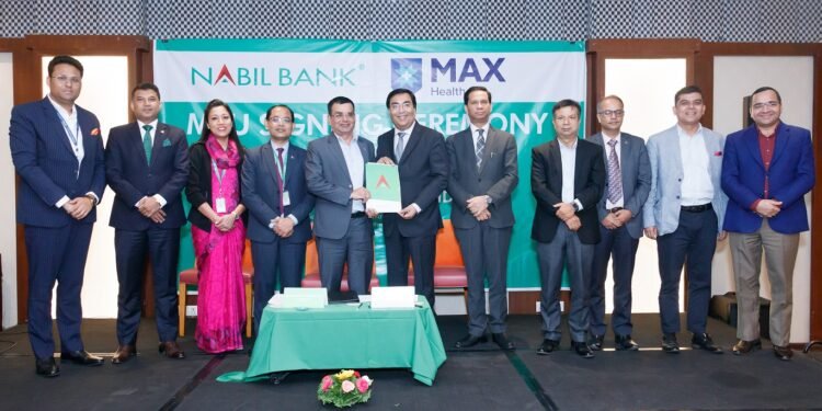 नबिल र म्याक्स हेल्थकेयर इण्डिया बीच सम्झौता, १२ प्रतिशत छुट पाउने