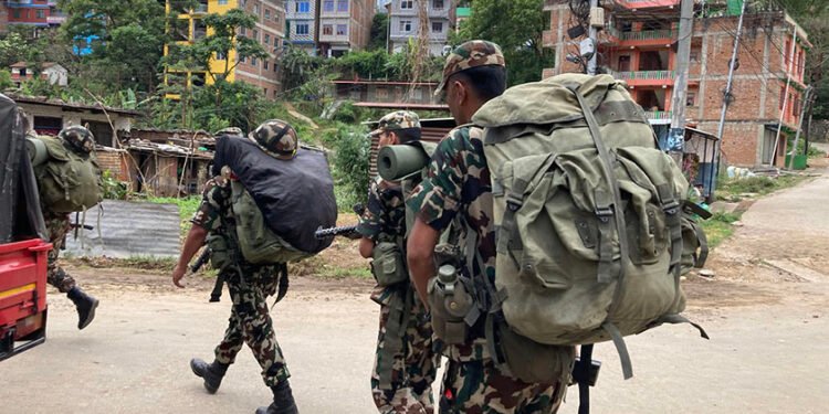 राष्ट्रपतिद्वारा सेना परिचालन गर्न स्वीकृति
