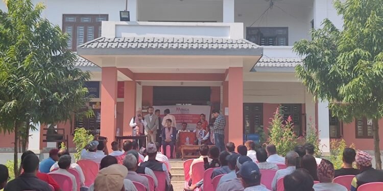 उदयपुर मालपोत कार्यालयमा मेगा बैंकको एक्सटेन्सन काउन्टर विस्तार