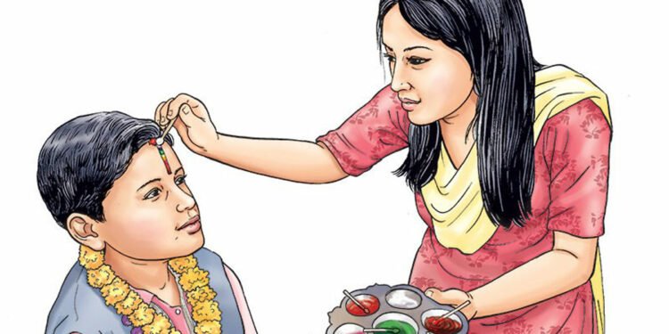 आज भाइटीका, उत्तम साईत ११ः३७ मा