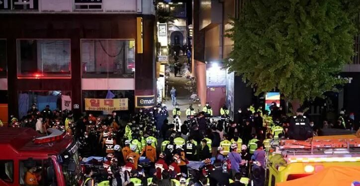 दक्षिण कोरियाको सोलमा भागदौडमा कम्तीमा १४९ जनाको मृत्यु