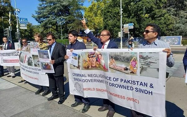 विश्व सिन्धी कांग्रेसले पाकिस्तानी अपराधविरुद्ध जेनेभामा विरोध प्रदर्शन