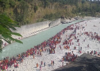 पोखरामा मनाइयो धुमधाँमसँग हरिबोधिनी एकादशी (ठूला एकादशी )