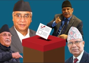 शीर्ष नेताको चुनावी दौडधुपः देउवा धनगढीमा, ओली पोखरा, प्रचण्ड काठमाडौंमा व्यस्त