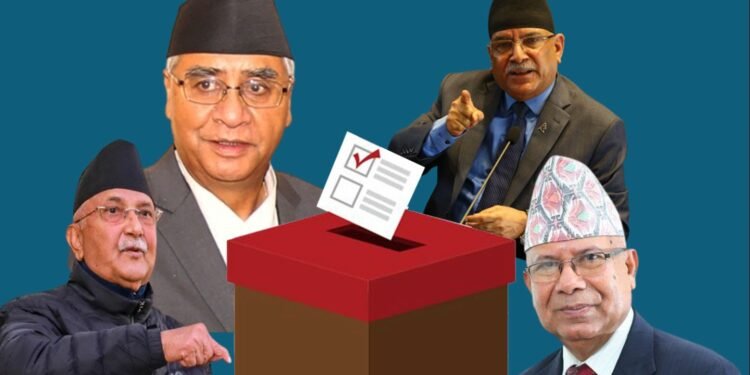 शीर्ष नेताको चुनावी दौडधुपः देउवा धनगढीमा, ओली पोखरा, प्रचण्ड काठमाडौंमा व्यस्त