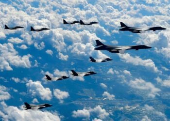 कोरियाली प्रायद्धीपमा तनावः अमेरिकी सुपरसोनिक बमवर्षकसहित सयौं लडाकु विमान उडे