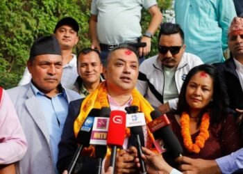 गगन थापाले दिए मतदातालाई धन्यवाद