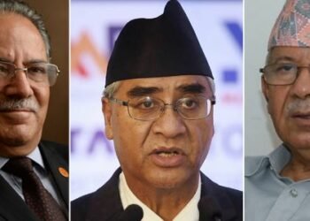 बालुवाटारमा तीन शीर्ष नेताको छुट्टाछुट्टै भेट, नयाँ सरकार गठनबारे छलफल