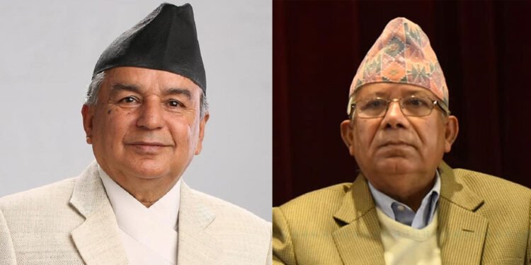 रामचन्द्र पौडेलले भेटे माधव नेपाललाई