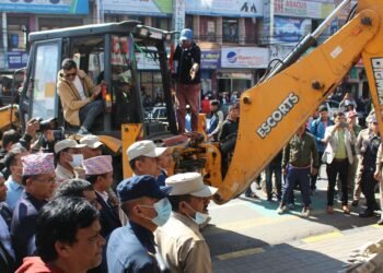 पोखरा महानगरले थाल्यो भूमिगत पार्किङ खाली गर्ने अभियान