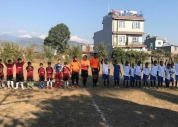 प्याब्सन स्पोटर्स मिट अन्तर्गत फुटबल प्रतिष्पर्धा सुरु