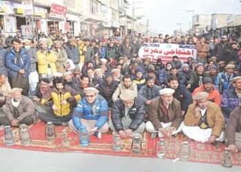 विद्युत् कटौती र गहुँको अभावको विरोधमा पाकिस्तानको स्कार्दुमा विरोध प्रदर्शन