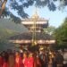 फेवातालको बीचमा अवस्थित वाराही मन्दिर पुनःनिर्माण गरिँदै