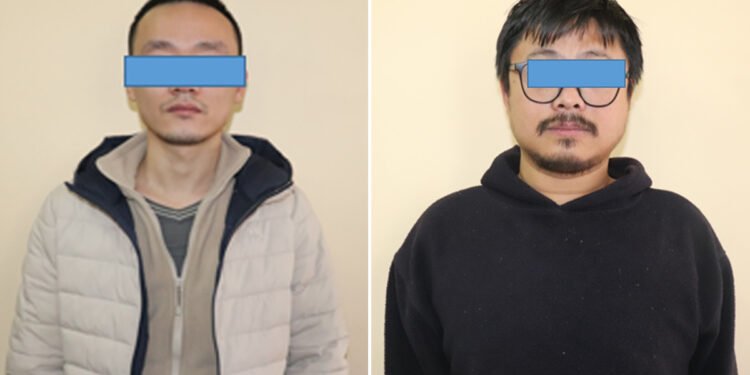 मानव बेचविखनमा संलग्न आरोपमा दुई चिनियाँ नागरिक जेल चलान