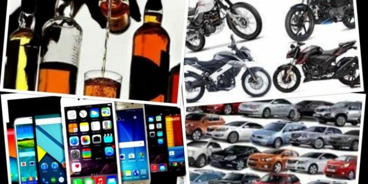गाडी, मोबाइल र मदिराको आयात फुकुवा