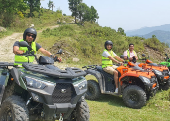 पर्यटक लक्षित पोखरामा एटिभी राइडिङ सञ्चालनमा