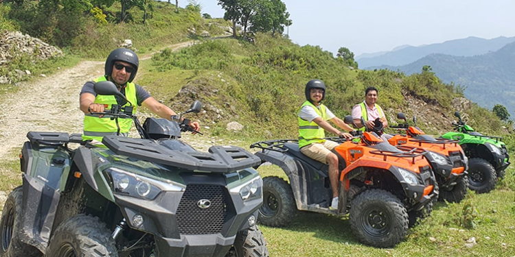 पर्यटक लक्षित पोखरामा एटिभी राइडिङ सञ्चालनमा
