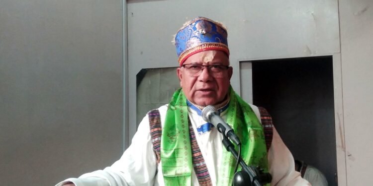 तामाङ भेषभुषामा सजिएर नेपालले भने – सबै जातजातिकाे पर्व र संस्कृतिको संरक्षण गर्नुपर्छ