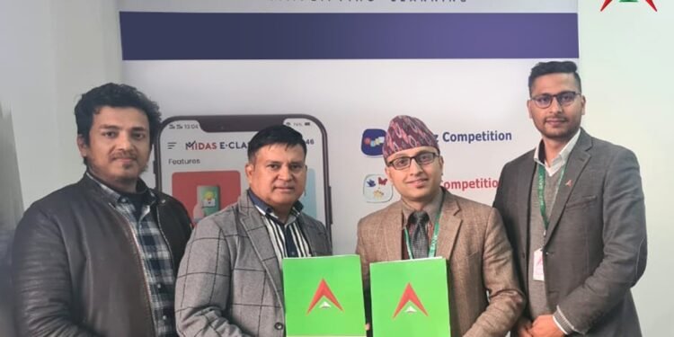 नबिलबैंक र मिडास एजुकेसनबिच समझदारी पत्रमा हस्ताक्षर
