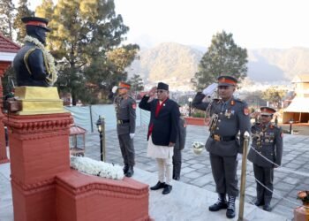 माओवादीले मारेका कृष्णमोहनलाई प्रचण्डको सलाम