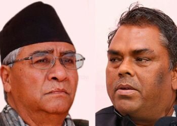 देउवा र उपेन्द्र यादवबीच धुम्बाराहीमा भेटवार्ता