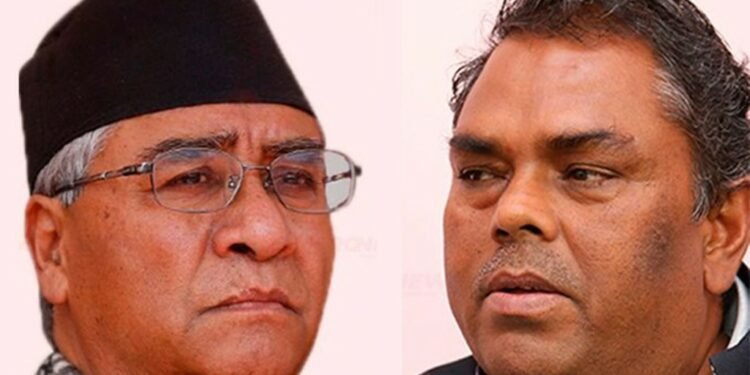 देउवा र उपेन्द्र यादवबीच धुम्बाराहीमा भेटवार्ता