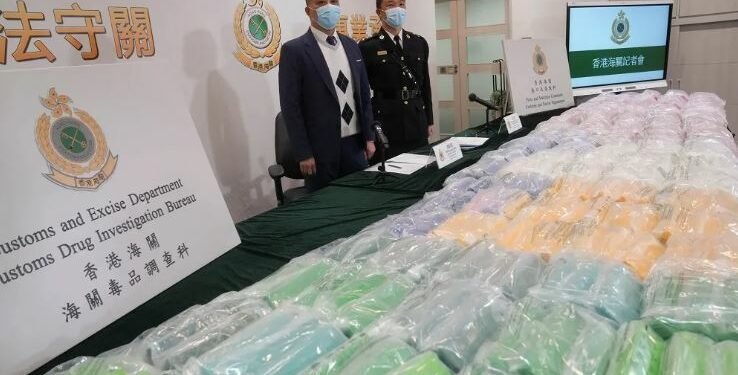 हङकङमा कुखुराको खुट्टा ल्याइएको कन्टेनरबाट ३ सय किलो कोकिन बरामद