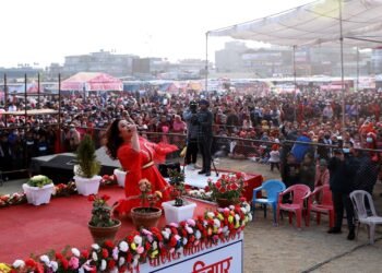 पोखरा महोत्सवमा ज्योति र सवीनको प्रस्तुतिमा झँुमे दर्शक