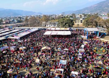 पोखरा महोत्सवमा दर्शकको भीड