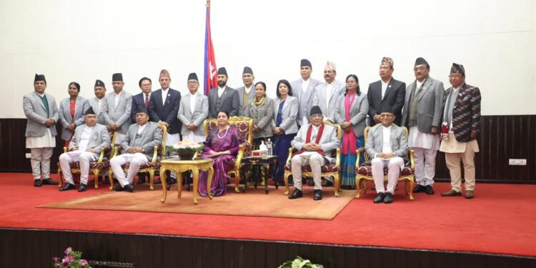 २३ सदस्यीय मन्त्रिपरिषद्, कसलाई कुन मन्त्रालय ? (सूचीसहित)