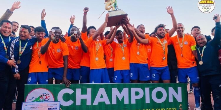 संकटाले पोखराको मैदानमा आहा रारा पोखरा गोल्डकपको उपाधि उचाल्यो