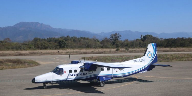 टरिगाउँ एयरपोर्टमा सीताको परीक्षण उडान