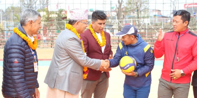 महानगरको आयोजनामा वडास्तरीय भलिबल