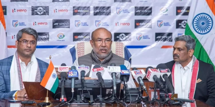 भारतको मणिपुरले मार्चमा पहिलो अन्तर्राष्ट्रिय फुटबल प्रतियोगिता आयोजना गर्दै