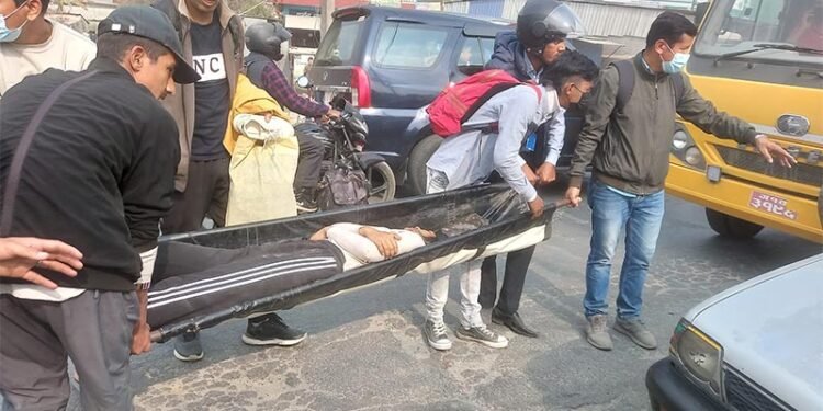 लेखनाथमा वस दुर्घटना हुँदा ४९ जना यात्रु घाइते