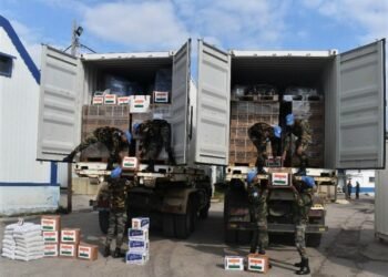 भारतीय सेनाले पुर्‍यायो सिरियाको अलेप्पोमा राहत सामग्री