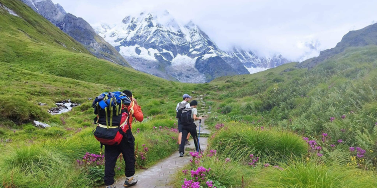 प्रवासी नेपालीको सहयोगमा पदमार्ग निर्माण गरिँदै