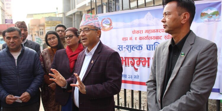 पार्किङको उद्घाटन गरे, मेयर आचार्यले