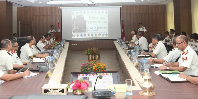 दुईदिने पृतनापति समन्वयात्मक बैठक सम्पन्न