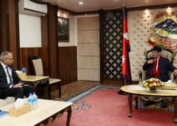 प्रधानमन्त्री दाहालसँग भारतीय विदेशसचिव क्वात्राको भेट