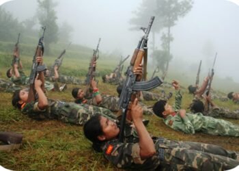 ‘जनयुद्ध दिवस’ को विरोधमा सिंहदरबार अघि प्रदर्शन गरिँदै