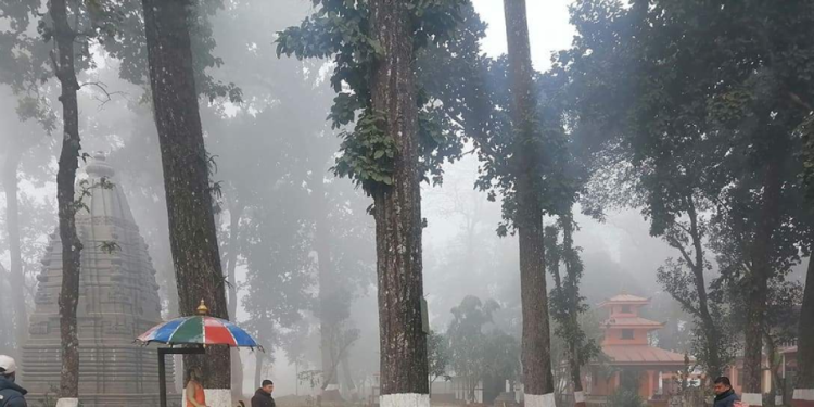 गैँडाकोटमा कैलाश सन्न्यास आश्रममा शिव मन्दिर निर्माण गरिँदै