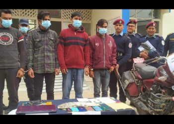 भूमिगत राजनीतिक दलको आवरणमा आपराधिक गतिविधिमा संलग्न समूह पक्राउ