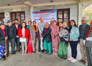 पोखरा वृद्धाश्रममा स्वास्थ्य प्रयोगशाला स्थापना