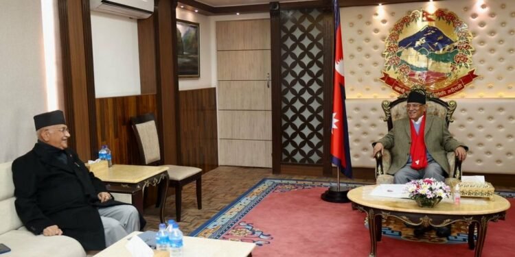 रास्वपालाई सरकारमा ल्याउन दाहालमाथि ओलीको दबाब