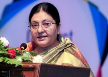 अर्थतन्त्र सुधारका लागि गम्भीर पाइला चाल्न आवश्यकः राष्ट्रपति भण्डारी