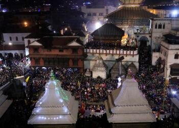 आज महाशिवरात्रिः पशुपति क्षेत्रमा दर्शनार्थीको भीड, शिवको आरधना हुँदै