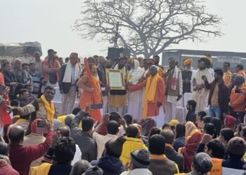 विधिपूर्वक कालीगण्डकीको शिला हस्तान्तरण