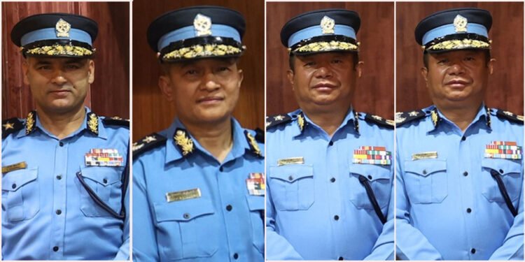 नेपाल प्रहरीका चार एआईजीको पदस्थापन, को कहाँ पुगे ?